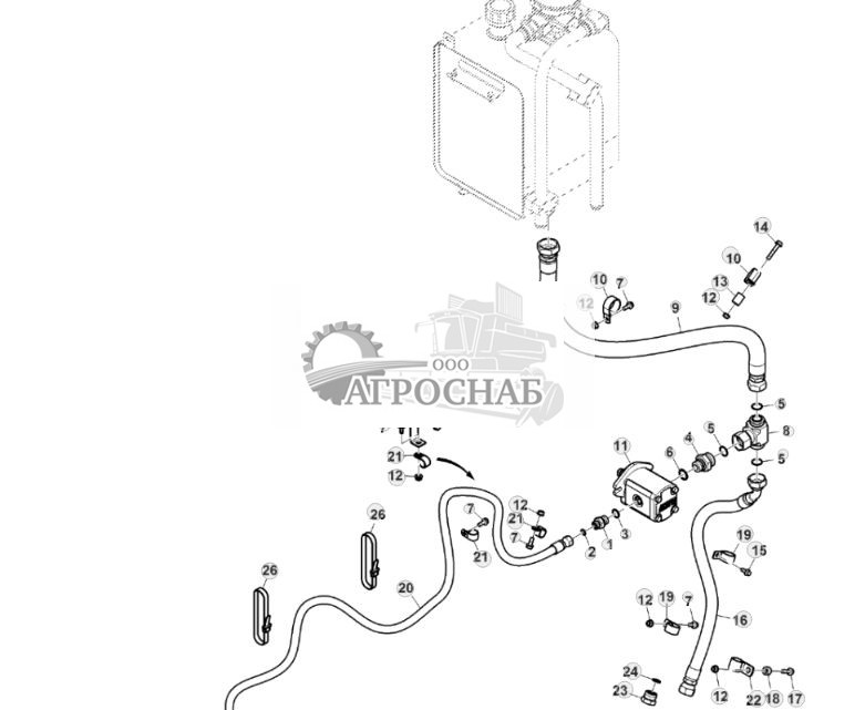 Насос и шланг мотовила без соломоразбрасывателя, FT4 - ST831739 922.jpg